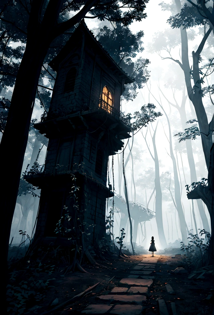 Title: "The Haunting of Chandrakala Village 🌕👻"
[Opening Scene]
[Dark, eerie music playing. A full moon illuminates an ancient Indian village. Crickets chirp in the background.]
Narrator: "In the heart of India, nestled between ancient forests and whispering winds, lies the village of Chandrakala. This village holds a dark secret... one that has haunted its people for generations."
[Scene 1: Village at Dusk]
[Villagers hurriedly lock their doors, casting nervous glances at the forest. An old woman tells a story to children by a dimly lit lantern.]
Narrator: "They say, many years ago, a beautiful woman named Mira lived here. Mira was kind, but her fate was sealed by betrayal and heartbreak."
[Scene 2: Flashback - Mira's Story]
[Mira is seen running through the forest, tears streaming down her face. She collapses near an ancient tree.]
Narrator: "Mira's love, a traveler, promised to return but never did. Consumed by grief, she wandered the forest until her soul became one with the ancient tree where she took her last breath."
[Scene 3: Ghostly Apparition]
[A ghostly figure of Mira, with flowing hair and sorrowful eyes, appears near the ancient tree. The wind howls, and the trees rustle ominously.]
Narrator: "Since that fateful night, Mira's spirit roams the village, her heartbroken wails echoing through the trees. The villagers call her 'The Weeping Lady.'"
[Scene 4: Villagers' Encounters]
[A villager is seen walking at night, shivering as a cold breeze passes by. A ghostly whisper is heard: 'Where are you?']
Narrator: "Those who dare to venture out after dark hear her cries. Some say they've seen her, her spectral form searching for her lost love."
[Scene 5: Final Warning]
[The camera pans over the ancient tree, now twisted and gnarled, as Mira's ghostly figure fades into the mist.]
Narrator: "To this day, the villagers of Chandrakala warn against the forest at night. For Mira's sorrow knows no end, and her restless spirit will forever haunt the village."
[Closing 