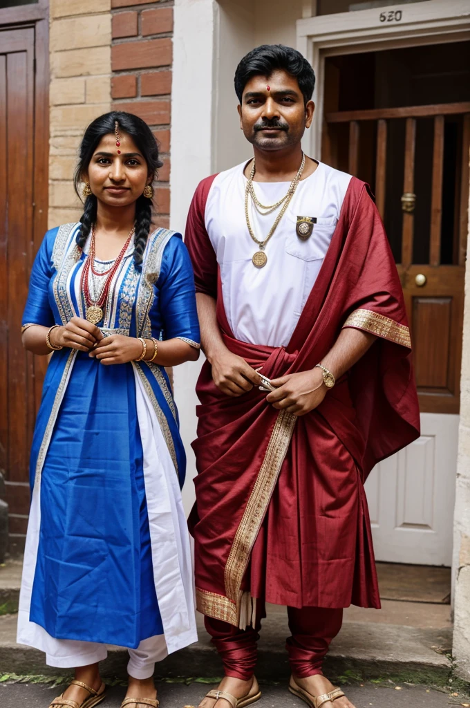 There are elections in the UK and our Indian people who are in traditional clothes are going to vote.