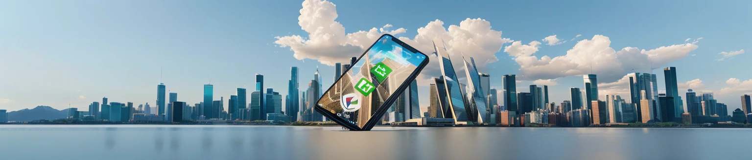 A big city in the background,There are a lot of high-rise buildings, corporate phone Application Icon, 3d icons for mobile games, City as background, City background, tech City as background, Wide Portrait, hq 4k mobile wallpaper, Mobile game background, Skyscrapers in the background, Color digital screen) New XF IQ4, Application Icon