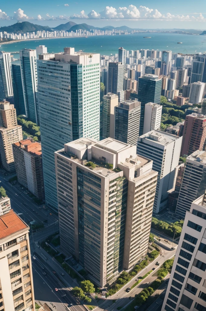 urban landscape, buildings, brazil, harmonious, urbanized landscape