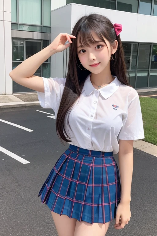 Cute Girls、high school girl、Idol、mini skirt、See-through