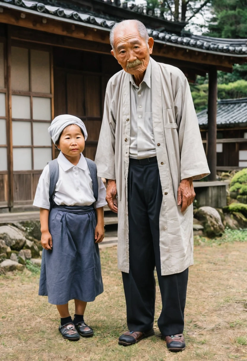 Grandfather and grandmother,Japan,Old tales