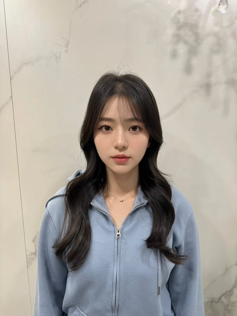 Best Quality, 8k, Masterpiece, (Portrait: 1.3), (photo realistic:1.4), (hyper realistic:1.4), Sharp Focus, looking at viewer, (smoother lighting:1.1), (increase cinematic lighting quality:0.9), realistic lighting, backlighting, light on face, ray trace, (brightening light:1.2), (Increase quality:1.4), sharp detail, (best quality real texture skin:1.4), finely detailed eyes, black_eyes, finely detailed face, 25 year old Korean woman