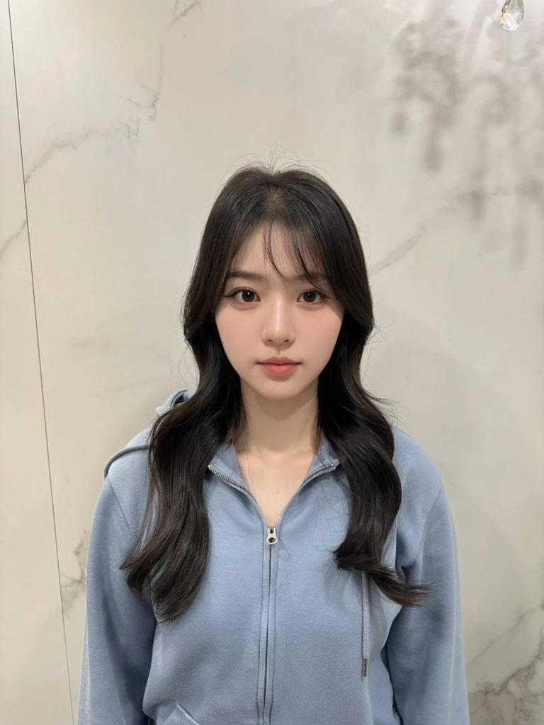 Best Quality, 8k, Masterpiece, (Portrait: 1.3), (photo realistic:1.4), (hyper realistic:1.4), Sharp Focus, looking at viewer, (smoother lighting:1.1), (increase cinematic lighting quality:0.9), realistic lighting, backlighting, light on face, ray trace, (brightening light:1.2), (Increase quality:1.4), sharp detail, (best quality real texture skin:1.4), finely detailed eyes, black_eyes, finely detailed face, 25 year old Korean woman