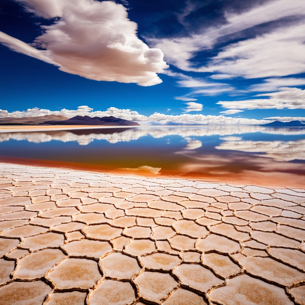 Uyuni salt lake, RAW Photos, 8K, masterpiece, Very detailed, Highest quality