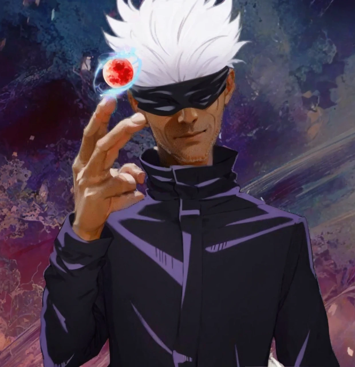Night, pitch black, by the window, a handsome boy, white suit, panic, energy flow around, red moonlight, black eyes, facial ultra-detail, short black hair, facial ultra-detail, highly realistic, 4K, chiaroscuro, super high detail