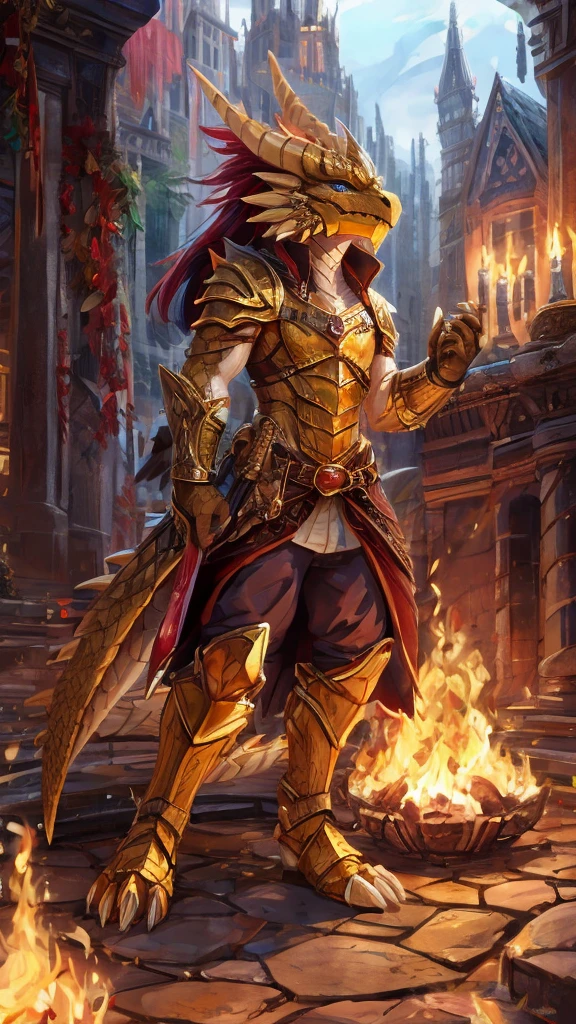 golden dragonborn