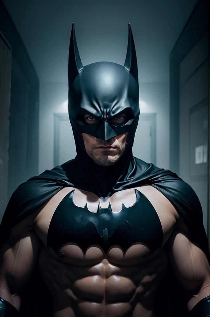 Batman in the dark, scary, creepy, dark, horror
