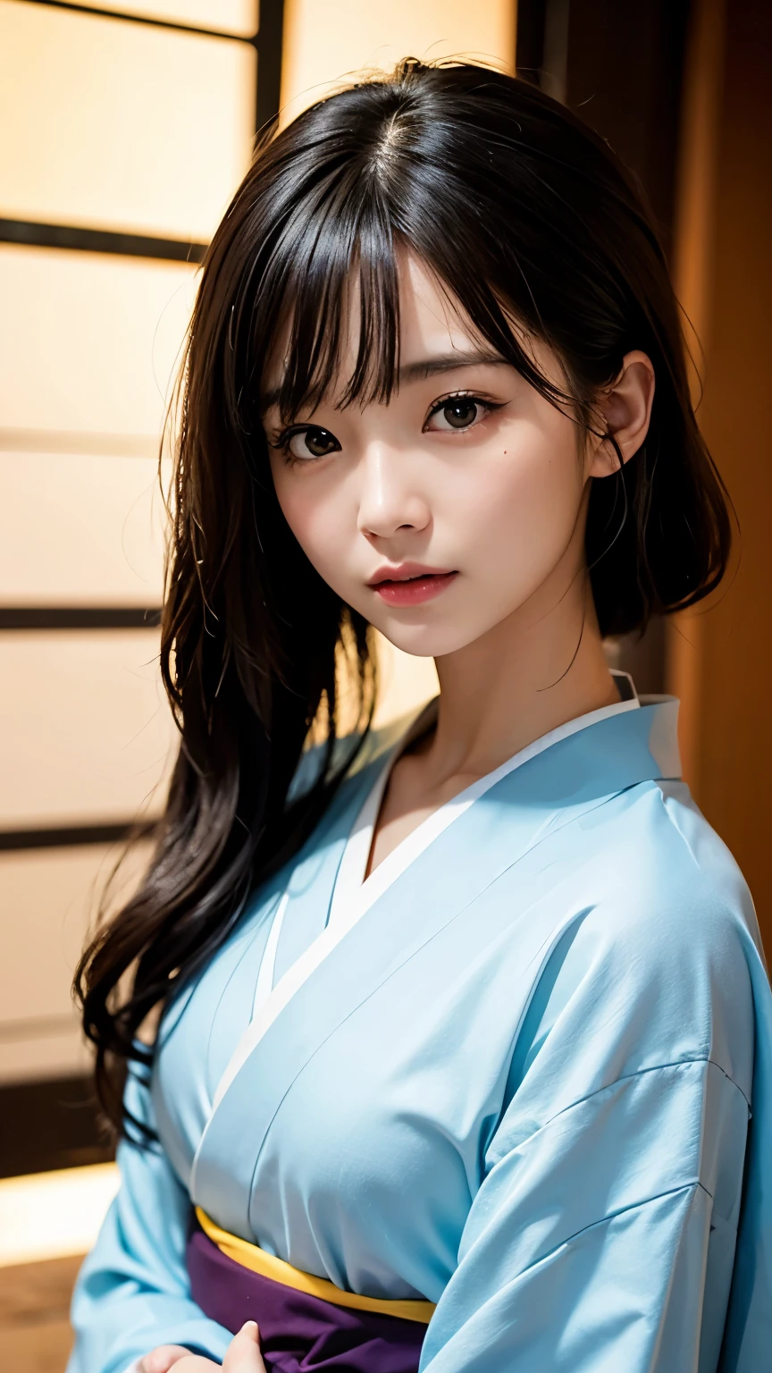 (kimono)、、(Highest quality,masterpiece:1.3,Ultra-high resolution,),(Very detailedな,Caustics),(Photorealistic:1.4,RAW shooting,)Ultra-Realistic Capture,Very detailed,High resolution 16K suitable for human skin、 The skin texture is natural、、Skin tone is even and healthy looking、 Use natural light and color,One Woman,Japanese,,cute,Black-haired,Mid-length hair,(Written boundary depth、chromatic aberration、、Wide lighting range、Natural Shading、)、、(it's snowing:1.3)、(Hair swaying in the wind:1.3)、(Snow reflects light:1.3)