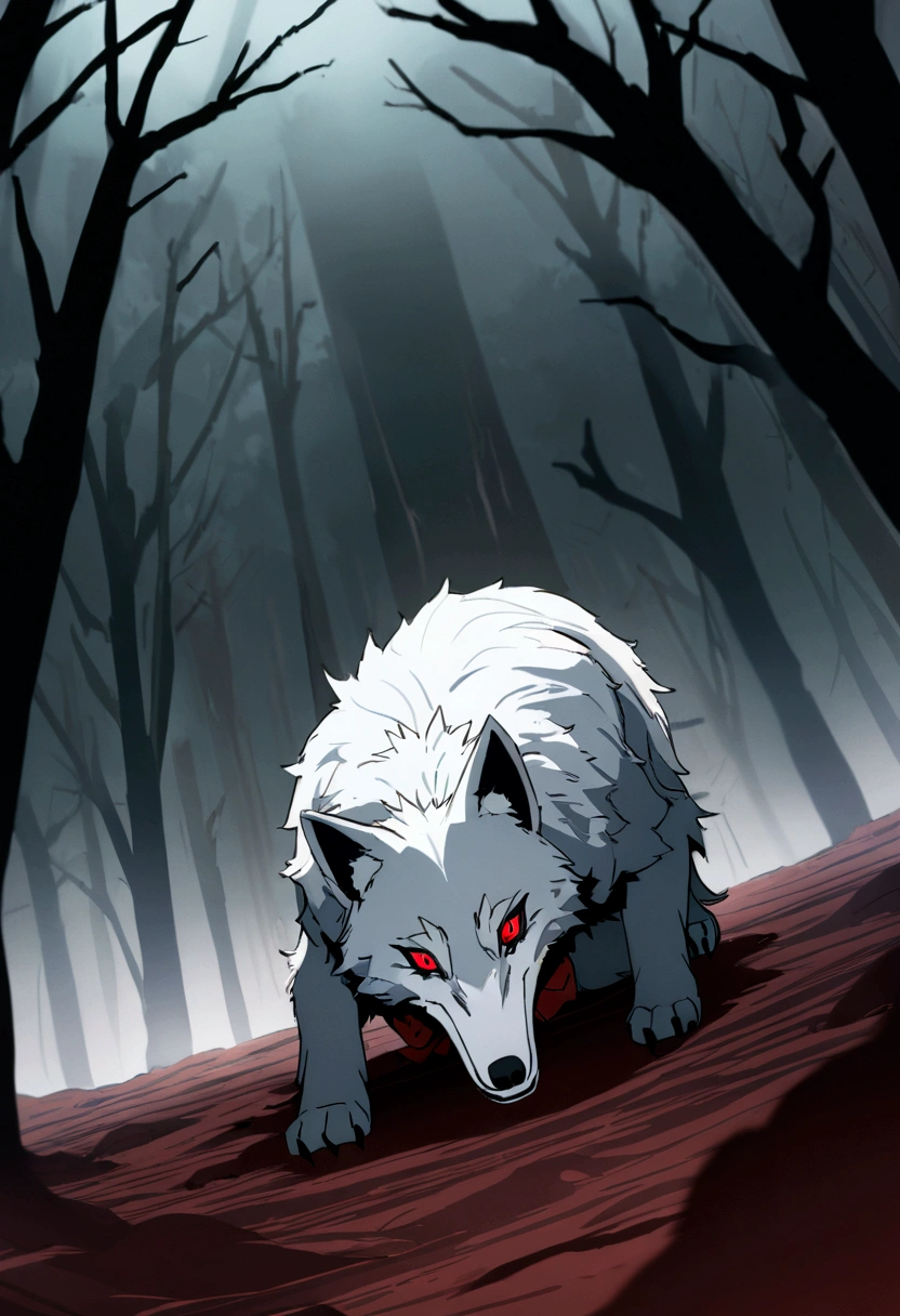 (best quality), a cute and appealing humanoid fox creature with fur and fluffy red ears, (glowing eyes: 1.1) staring into the distance, (dynamic shot: 1.1) standing in a mystical forest with mist and (volumetric light: 1.1) shining through the trees.