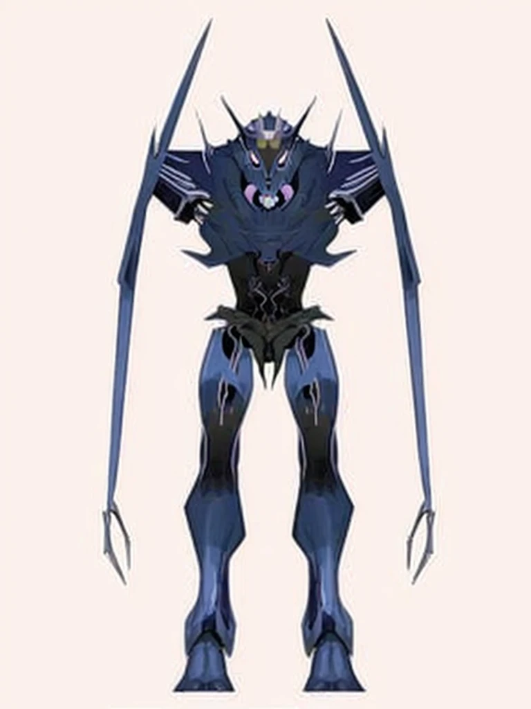 a creepy and eerie paladin with extremely lanky proportions, dnd character art, isometric symmetry, vector art, render art