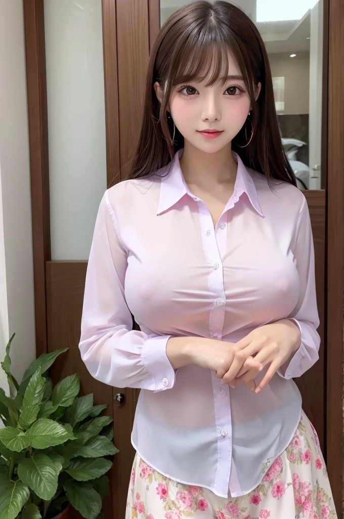 ((Highest quality))、Beauty、、Fully Open、Kawaii Shirt、