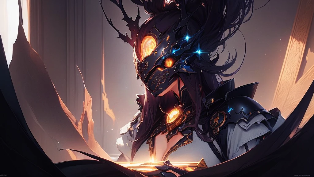masterpiece, Highest quality, (Highly detailed CG Unity 8k wallpaper), (Highest quality), (Best illustrations), (Best Shadow), Absurd, Realistic lighting, (abyss), Beautiful sparkle, art:PeterMohrBacher,