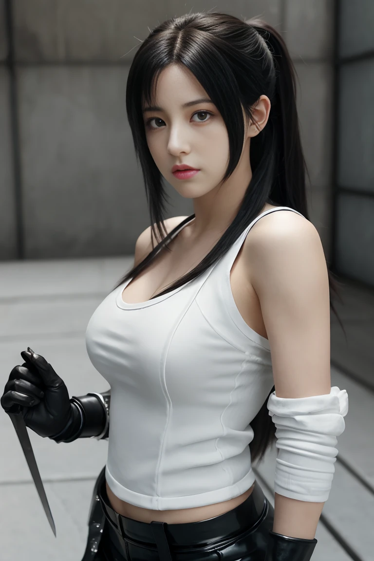 1girl, {{{cute}}}, anime, {highly detailed}, Very Aesthetic, Best Quality,Tifa (final fantasy7), , best quality, amazing quality, very aesthetic, absurdres