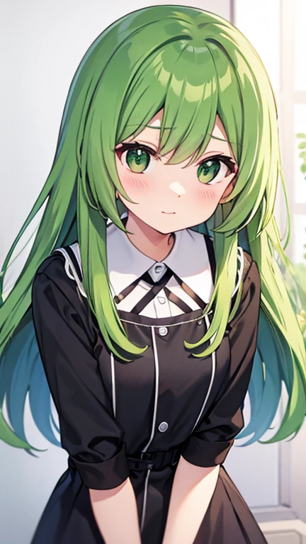 Green Hair Long、