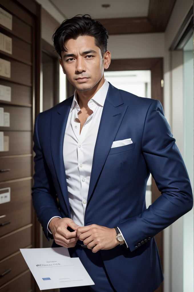 A millionaire businessman