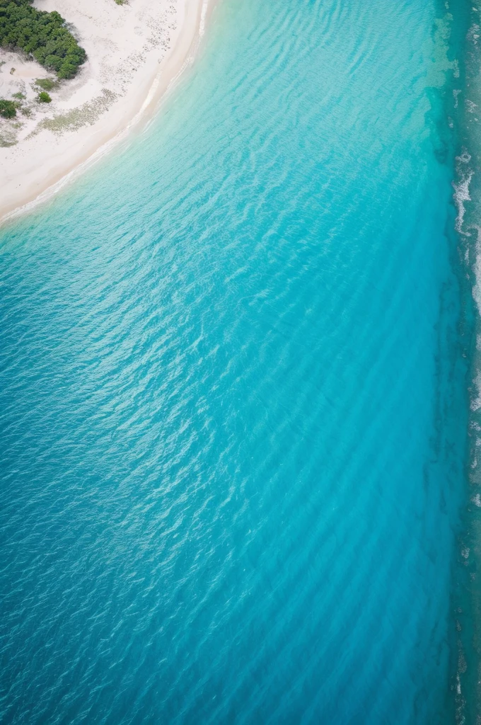 Blue shallow water