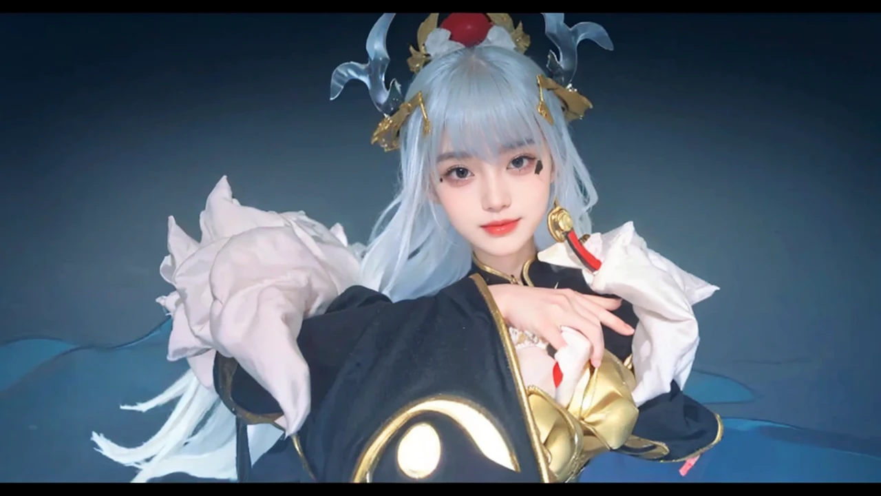 masterpiece, best picture quality, high quality, beautiful girl, Japanese, Japanese school girl, popular Korean makeup, detailed, swollen eyes, detailed eyes, detailed skin, beautiful skin, ultra high resolution, (reality: 1.4), very beautiful, slightly younger face, beautiful skin, slender, (ultra realistic), (illustration), (high resolution), (8K), (highly detailed), (best illustration), (beautifully detailed eyes), (super detailed), (wallpaper), (detailed face), looking at viewer, fine details, detailed face, pureerosfaceace_v1, smiling, looking straight ahead, looking straight ahead, angle from waist up, realistic photo, bright lighting, professional lighting, blonde, long hair, dark abandoned, big red moon, gorgeous red and black dress, mature woman,Kissshot Acerola Orion Heart Underblade