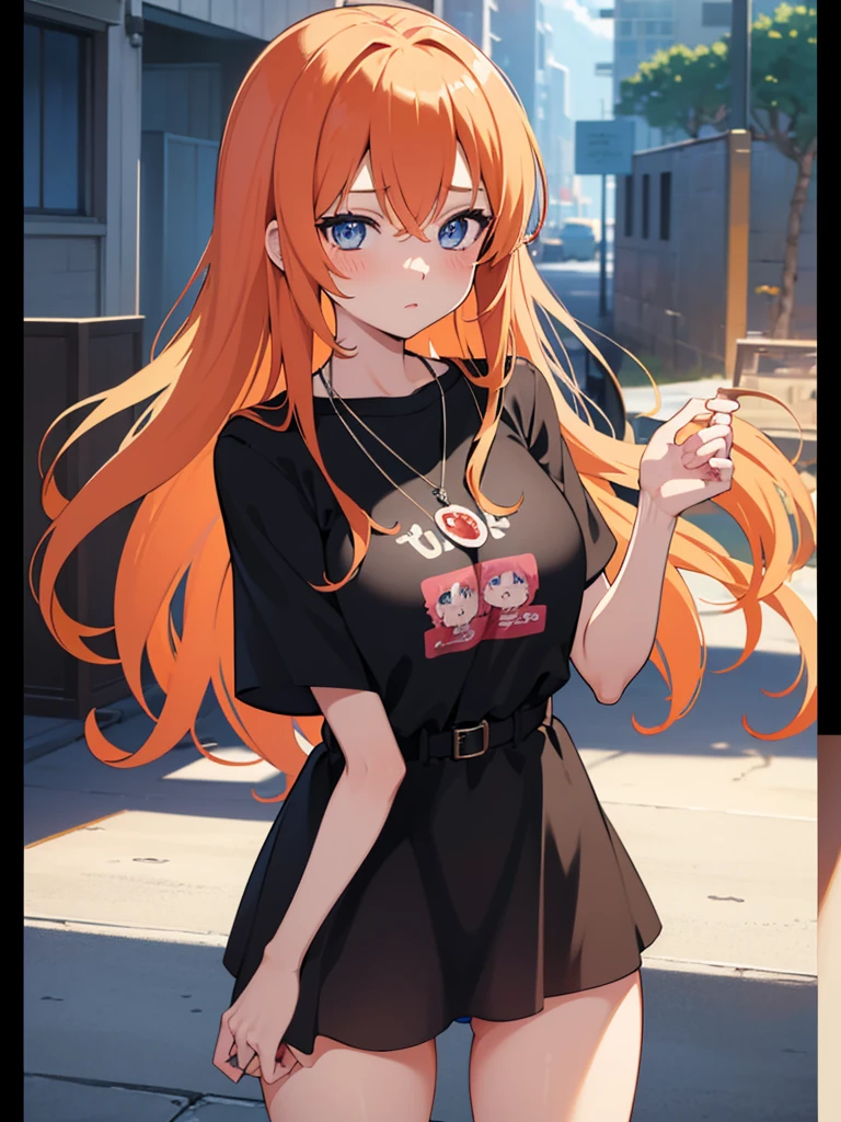 (that it), 1 girl, Single, underwear, panties, good, underwear, long hair, Blush, Cowboy shot, clean face, beautiful eyes, huge_President, See through, Orange hair, necklace, underwear only, , 1990s \(style\), (Anime, Anime_Screen cover), (Animeーション化された gif, mp4) ,video, Animeーション化された, Tafah, beloved quality, very_beloved_Solve, big_File size, In full colour,