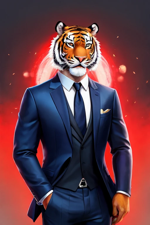 Tiger in a suit 