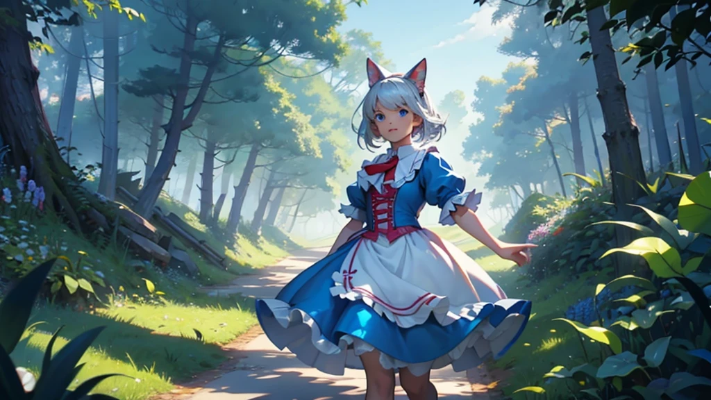 Make a thumbnail for YouTube of a video about Alice in Wonderland