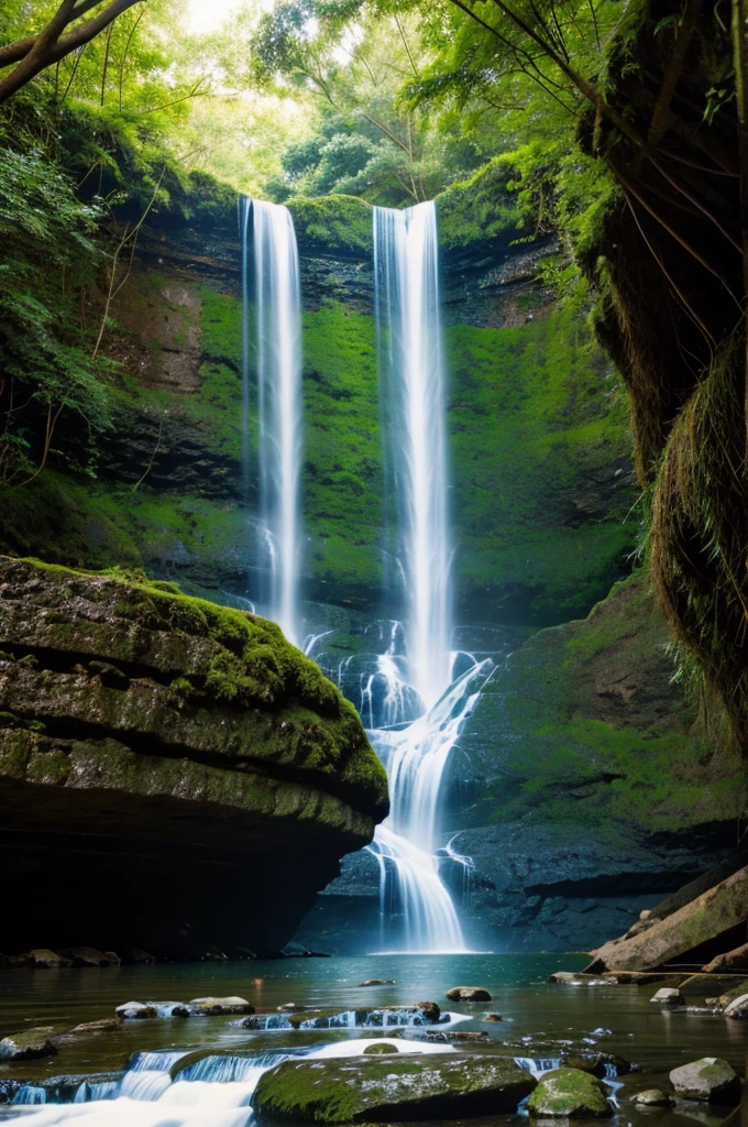 waterfall view
