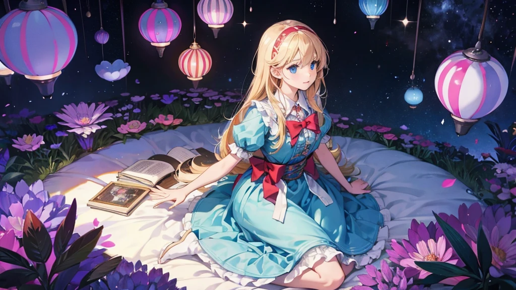 Make a thumbnail for YouTube of a video about Alice in Wonderland