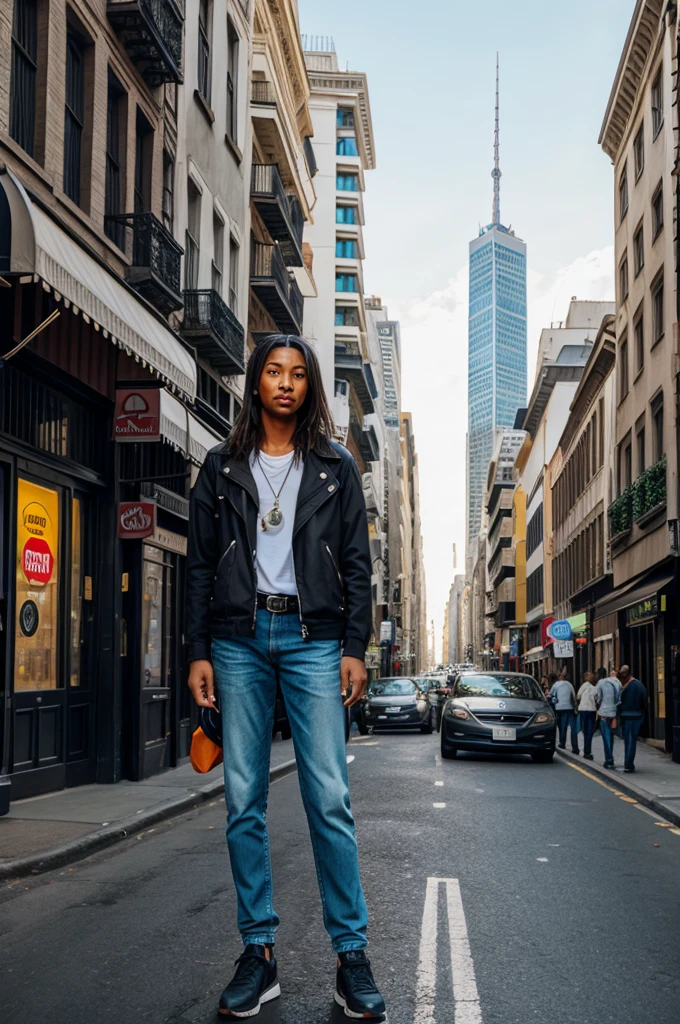 Realistic future street image