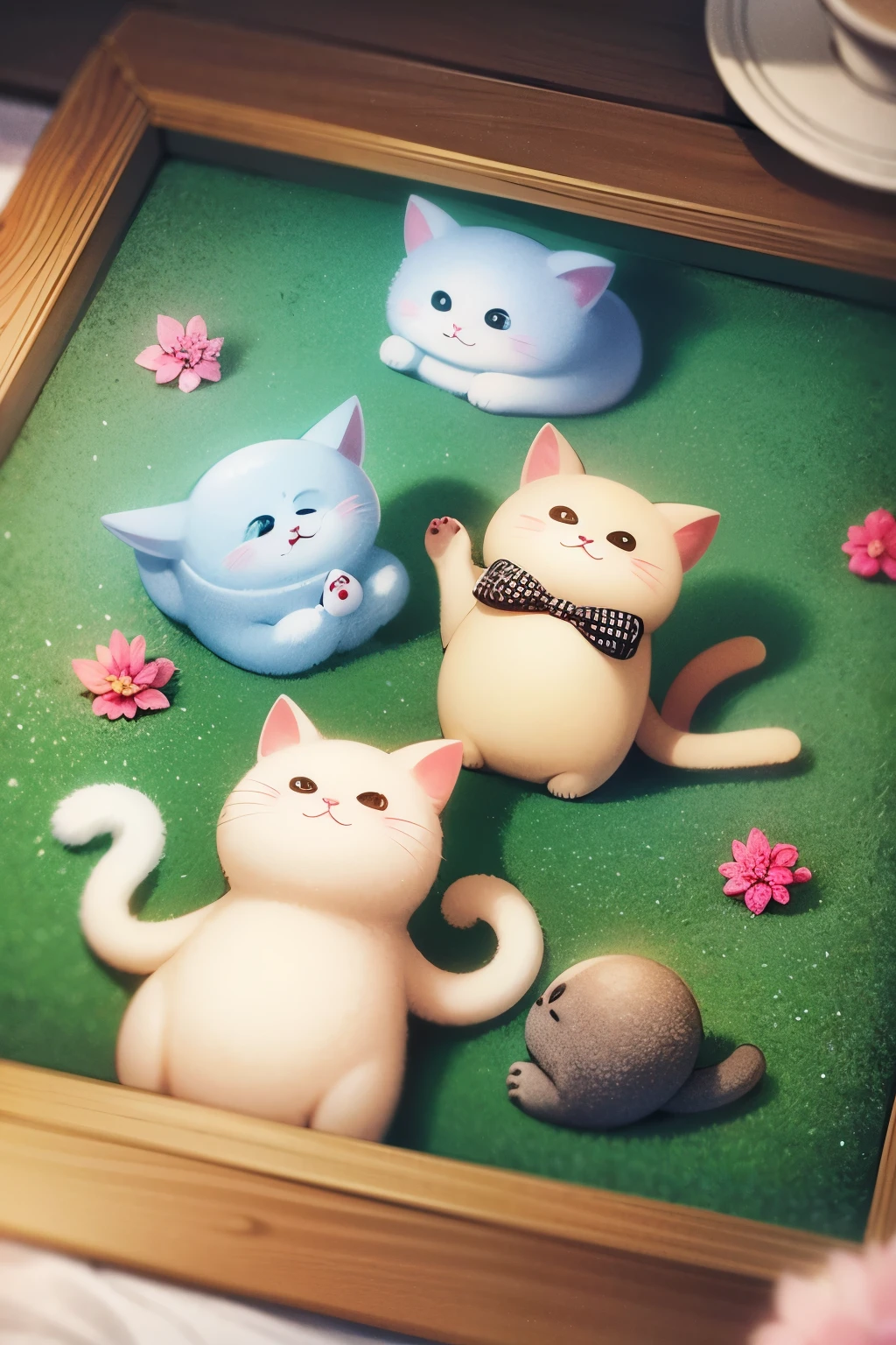 Cat、Personification、Cuteness、Charming、gentlemen、An illustration、Highest quality、photograph