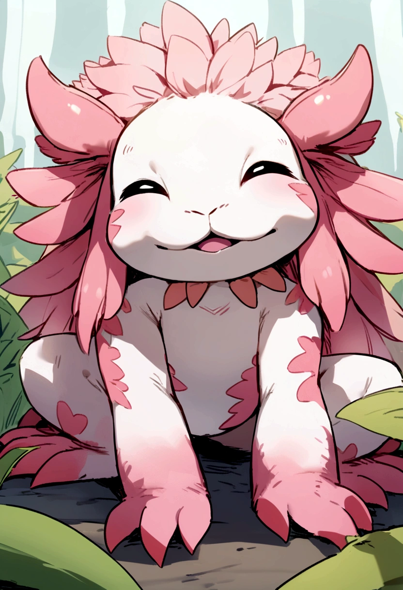 Furry axolotl