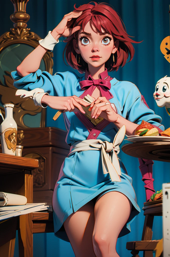 Make a thumbnail for YouTube of a video about Alice in Wonderland