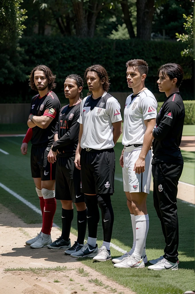 Image of 5 players side by side from the best teams in the world