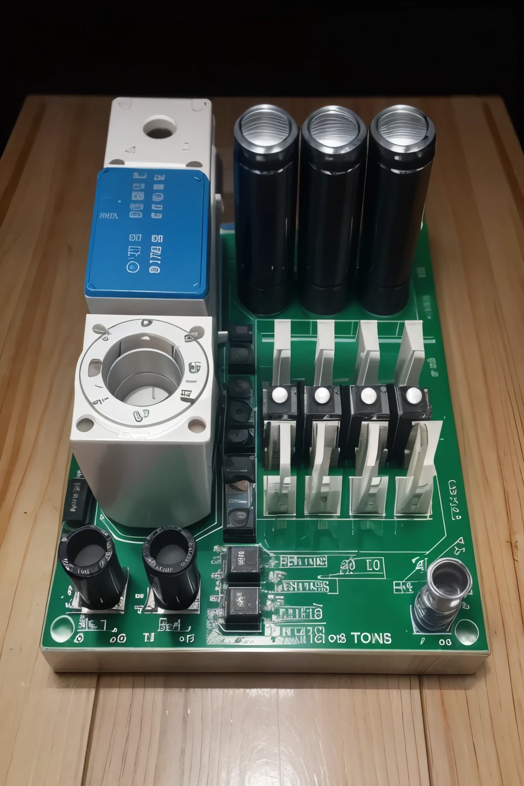 Mesh Circuit Diagram on Breadboard Description:
Please, creates an image of a circuit on a breadboard with the following characteristics:
1. Components:
• 4 resistors of 330 ohms (R1, R2, R3, R4)
• 3 voltage sources (12V, 9V, y 12V)
• Breadboard with top feed rows (+) and lower land (-)
• Connection cables 2. Circuit Diagram:
Top Row (+) GND (-)
---------------------------------------------------------
| 12V (E1) | | 9V (E2) | | 12V (E3) | GND |
| | | | | | | | | |
| R1 |----> | R2 |----> | R3 |----> | R4
| | | | | | | | | |
| | | | | | | | | |
---------------------------------------------------------
Bottom Row (-) GND (-)
3. Connection Steps:
• Connect one end of R1 to the top 12V row (E1) and the other end to a node in column 5.
• Connect one end of R2 to the same column 5 where R1 ends, and the other end to a column 10.
• Connect one end of R3 to the same column 10 where R2 ends, and the other end to a column 15.
• Connect one end of R4 to the same column 15 where R3 ends, and the other end to the bottom row (GND).
• Connect the positive terminal of E1 to the top 12V row and the negative terminal to column 5.
• Connect the positive terminal of E2 to column 10 and the negative terminal to column 15.
• Connect the positive terminal of E3 to column 15 and the negative terminal to the bottom row