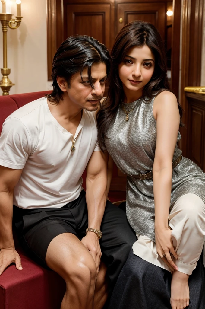 Anushka sharma with shahrukh khan