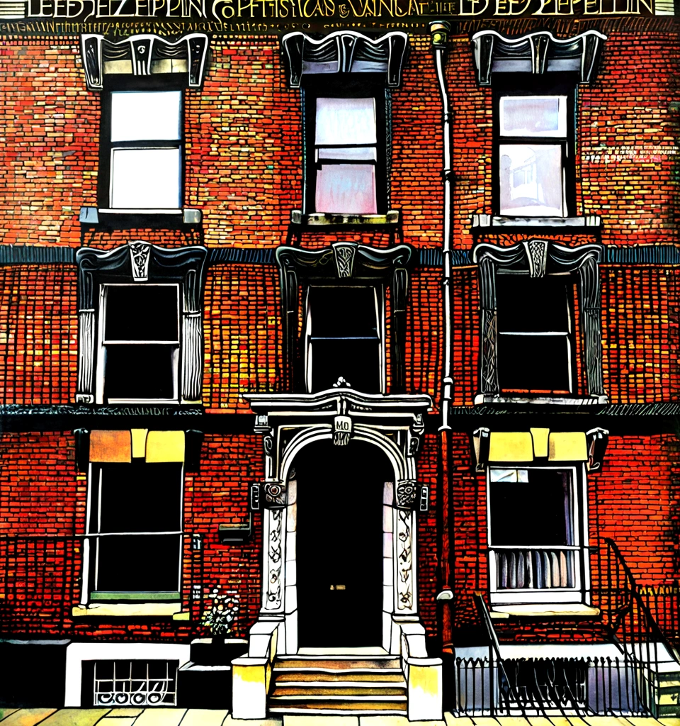 Cover of Some "Physical Graffiti" by Led Zeppelin.