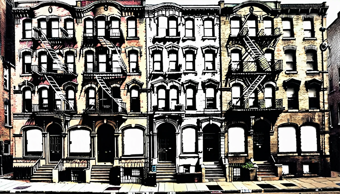 Cover of Led Zeppelin's "Physical Graffiti" album.