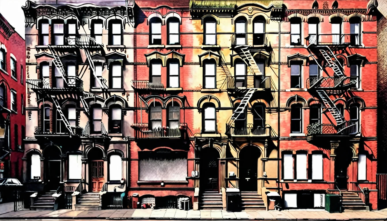 Cover of Led Zeppelin's "Physical Graffiti" album.