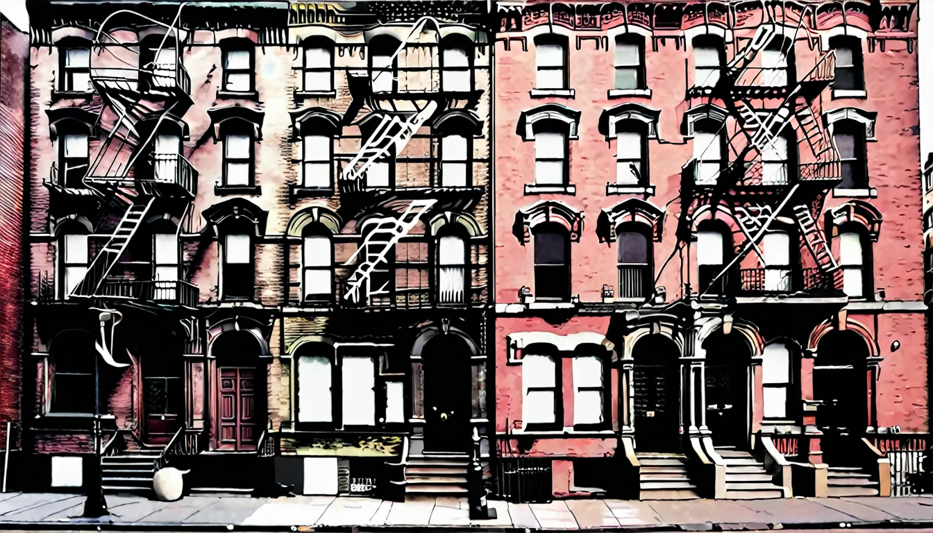 Cover of Led Zeppelin's "Physical Graffiti" album.