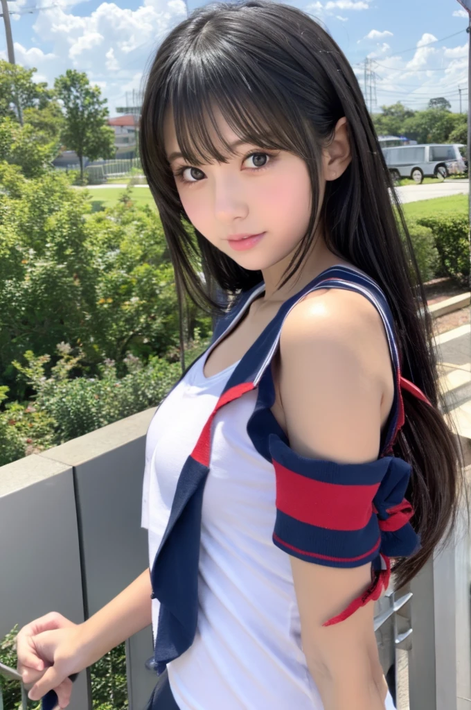 Girl anime high school sexy