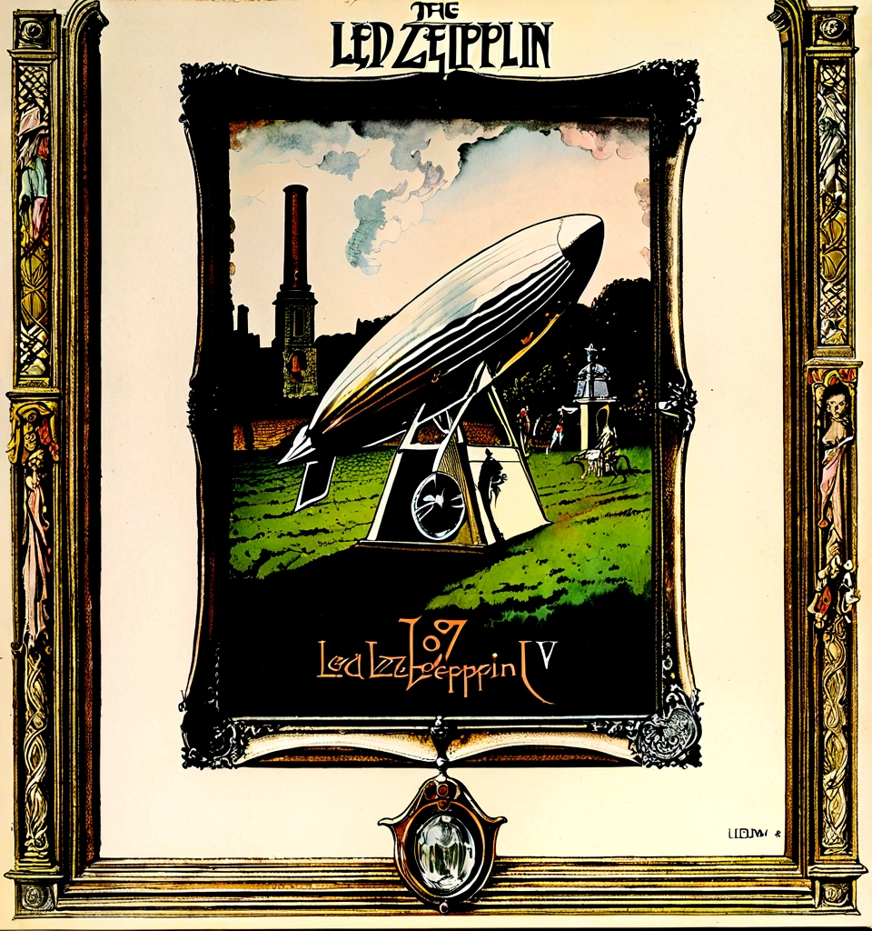 Cover of the Album "Led Zeppelin IV" by Led Zeppelin.