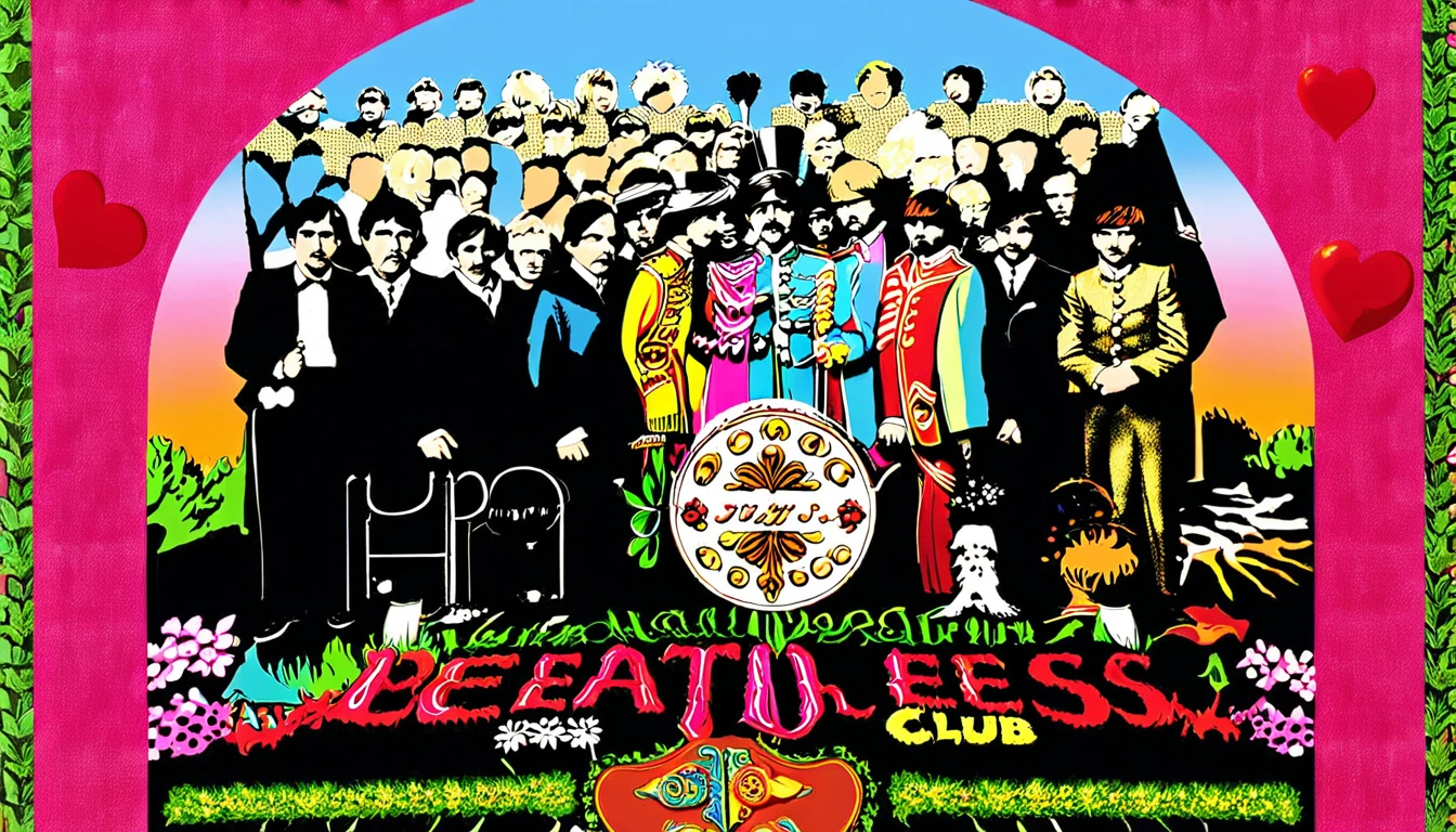 Cover of Beatles "Sgt. Pepper's Lonely Hearts Club Band" album.
