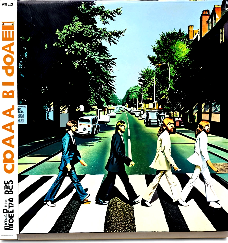 Cover of Beatles "Abbey Road" album.
