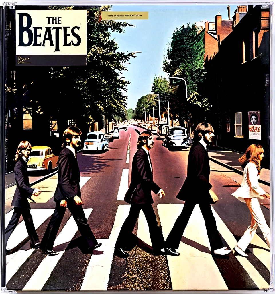 Cover of Beatles "Let it Be" album.