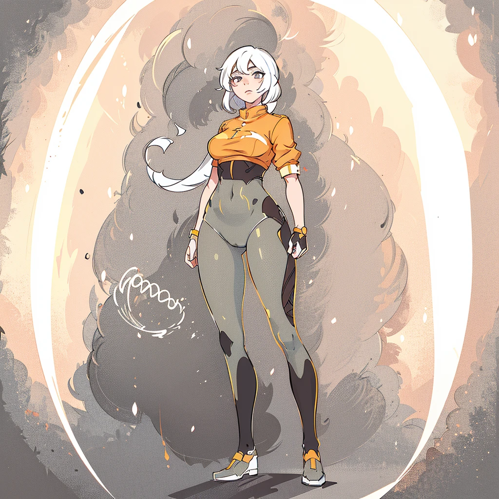 (in Flat Colors, Cel Shading, Limited Palette, Simplified Lighting), (keep the pose), (sexy body)


