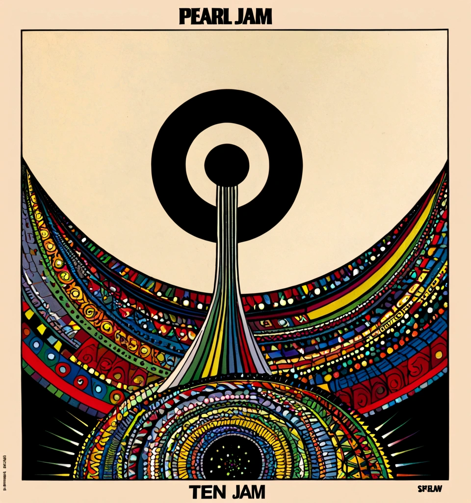 Cover of Pearl Jam "Ten" album.