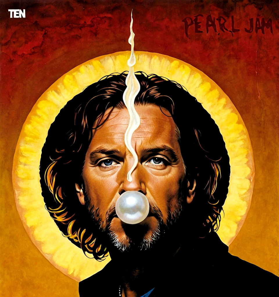 Cover of Pearl Jam "Ten" album.