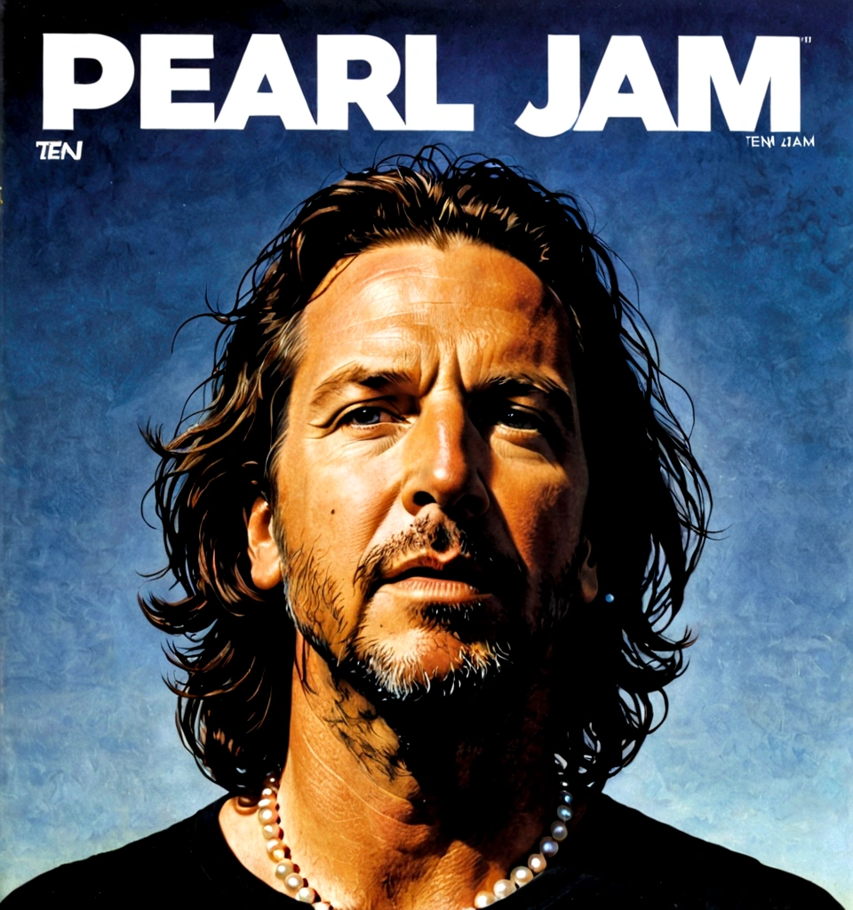 Cover of Pearl Jam "Ten" album.