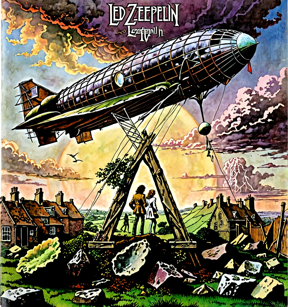 Cover of the Album "Led Zeppelin IV" by Led Zeppelin.