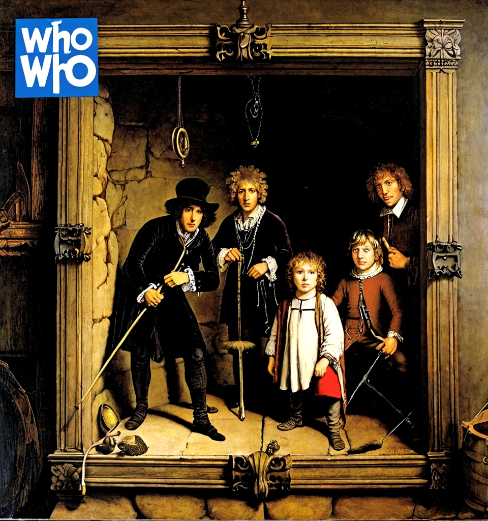 Cover of The Who "Who's Next" album, by Rembrandt
