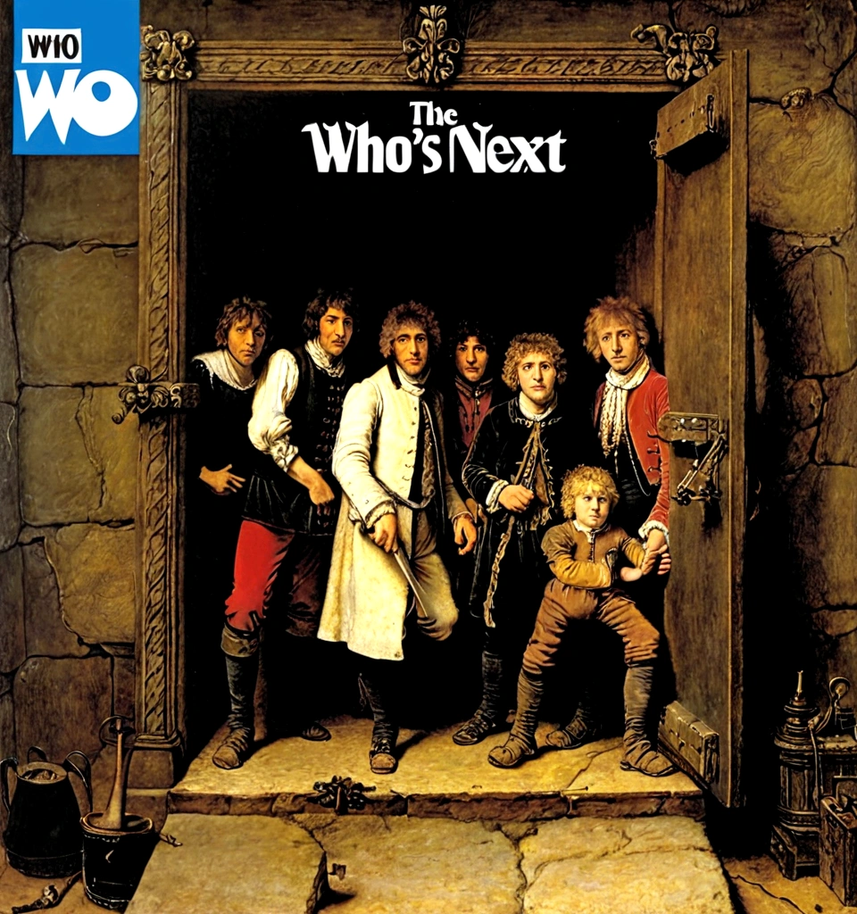 Cover of The Who "Who's Next" album, by Rembrandt